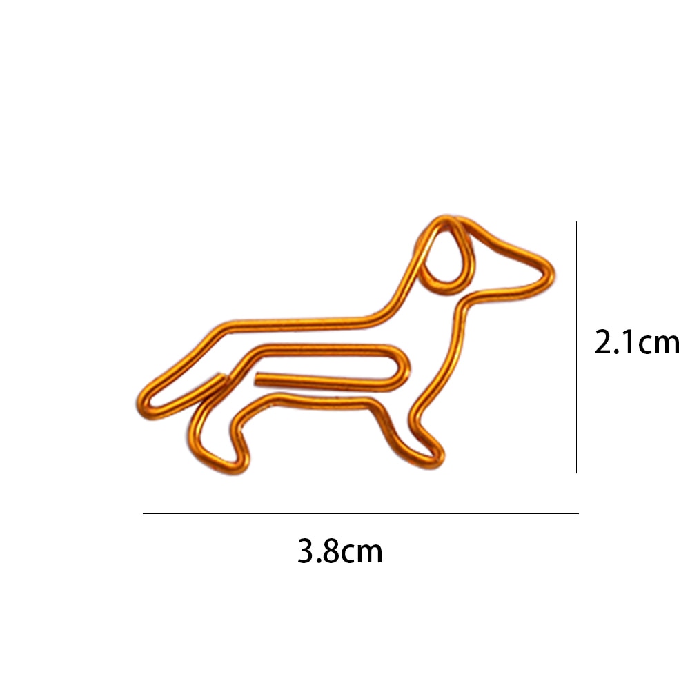 50pcs Dachshund Paper Clips