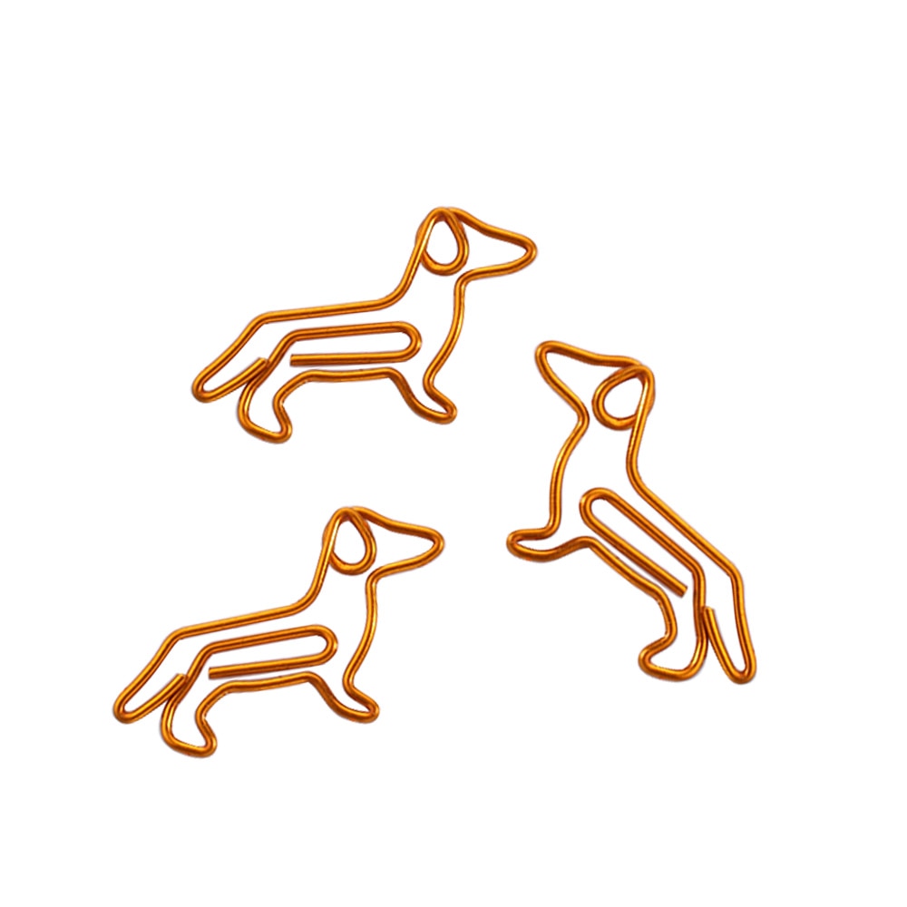 50pcs Dachshund Paper Clips