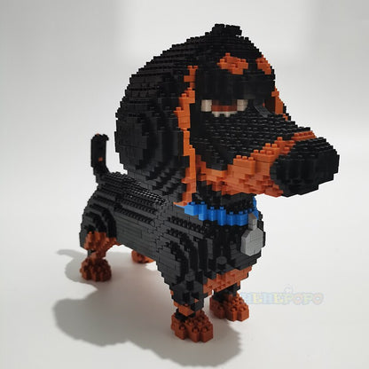 Build-a-Dachshund Building Bricks (2100pcs)