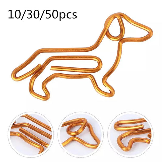 50pcs Dachshund Paper Clips